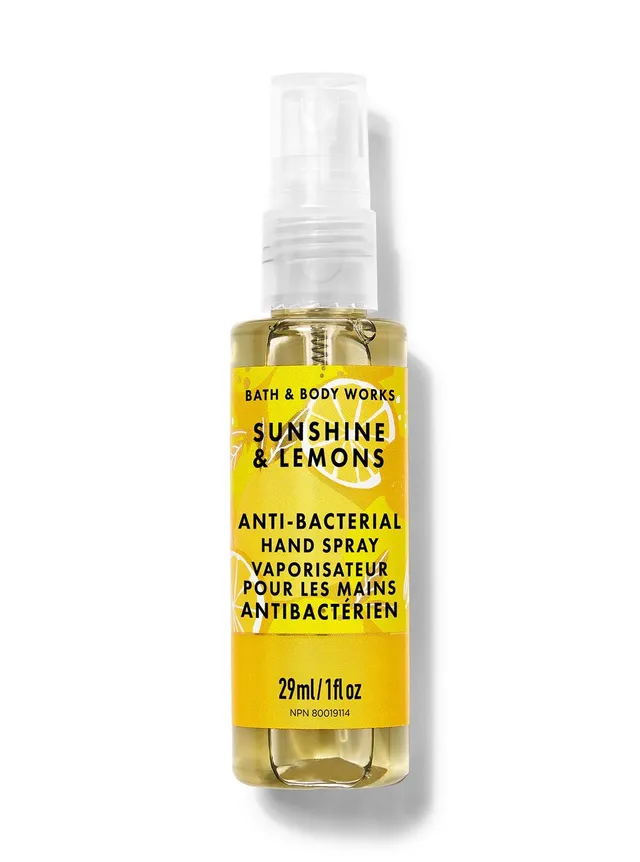 Sunshine & Lemons Hand Sanitizer Spray Yellow