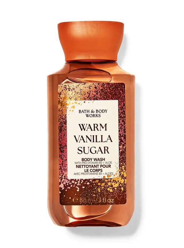 Warm Vanilla Sugar Travel Body Wash Gold