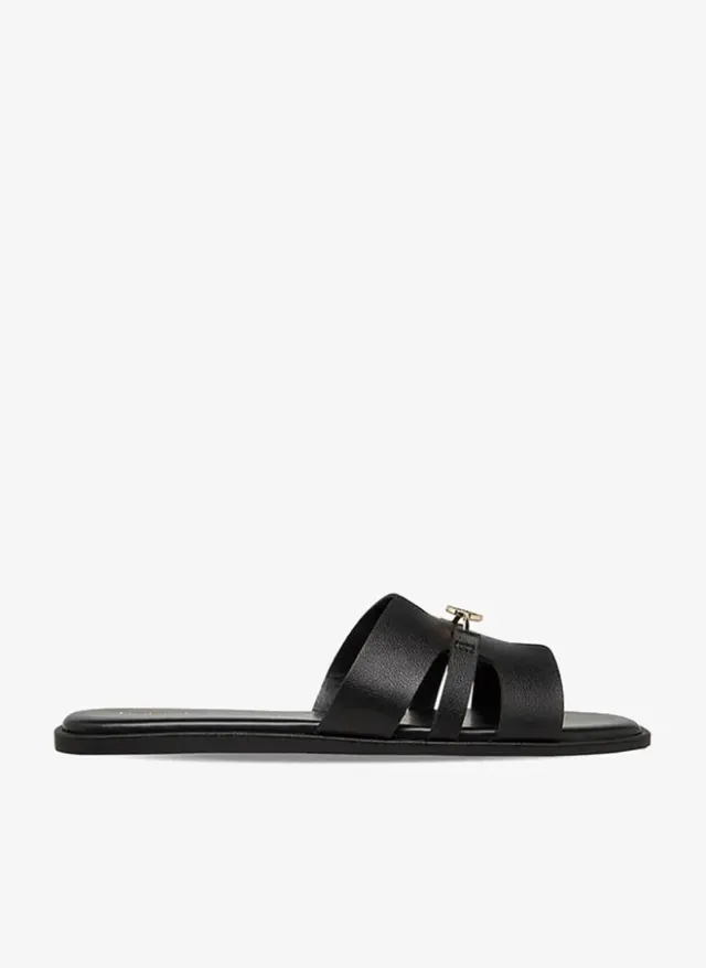 Women's Metal Accent Flat Sandals