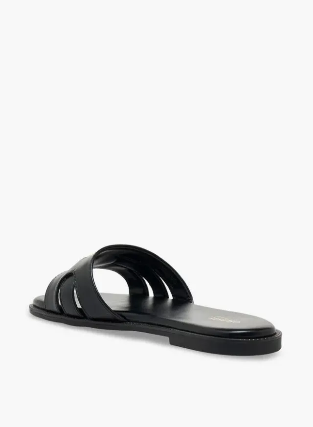 Women Slip-On Flat Sandals CREAM – image 5