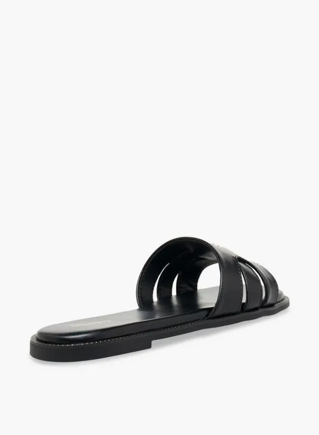 Women Slip-On Flat Sandals CREAM – image 6