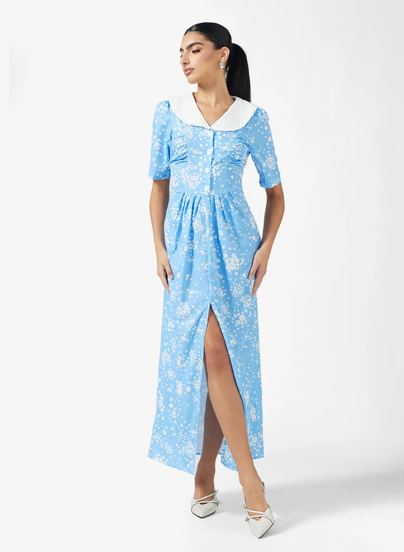 Ditsy Print Dress