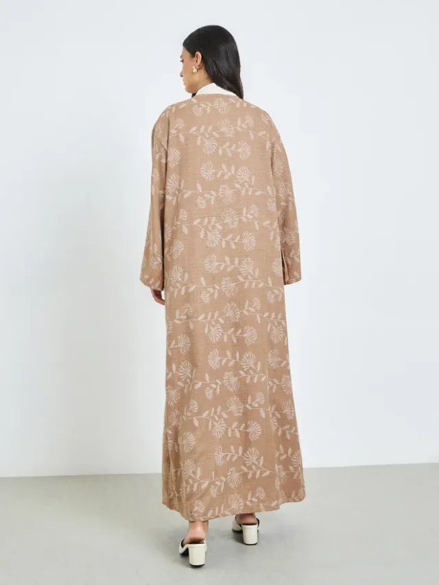Floral Kimono and Pants Co-ords Navy Blue – image 5