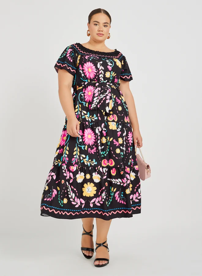 Floral Midi Dress