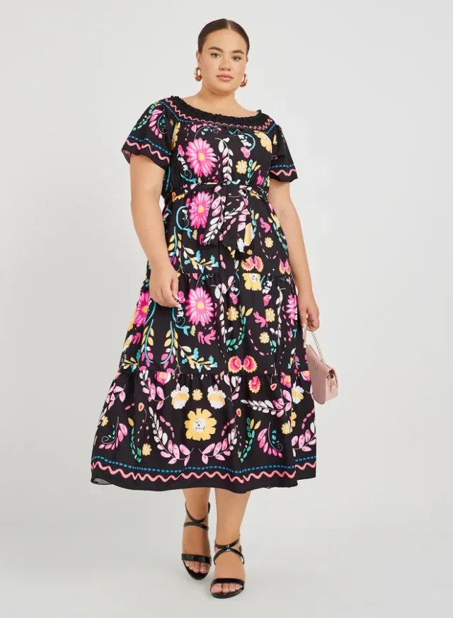 Floral Midi Dress