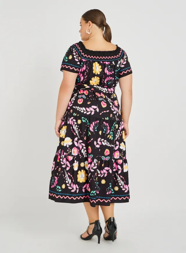 Floral Midi Dress – image 5