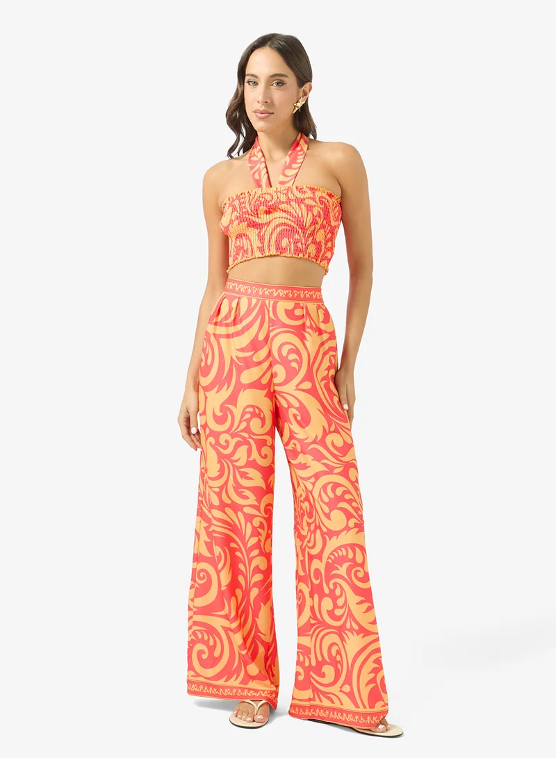 Bandeau Sweetheart Floral 2-Piece Set