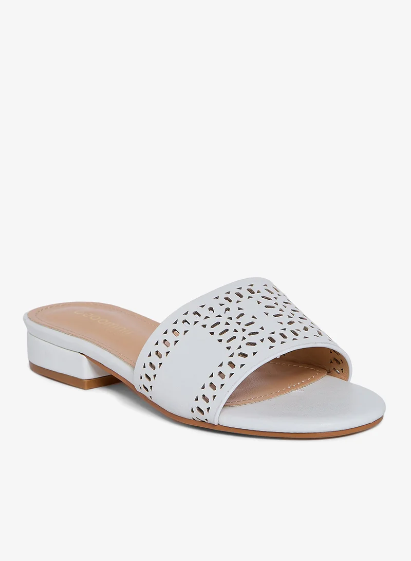 Geoomnii Women's Comfortable Slip-On Flat Sandals