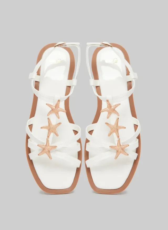 Starfish Flat Sandals White – image 5