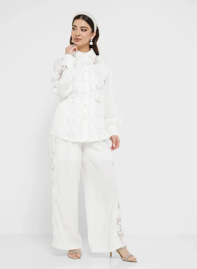 Lace Top & Pant Set – image 5