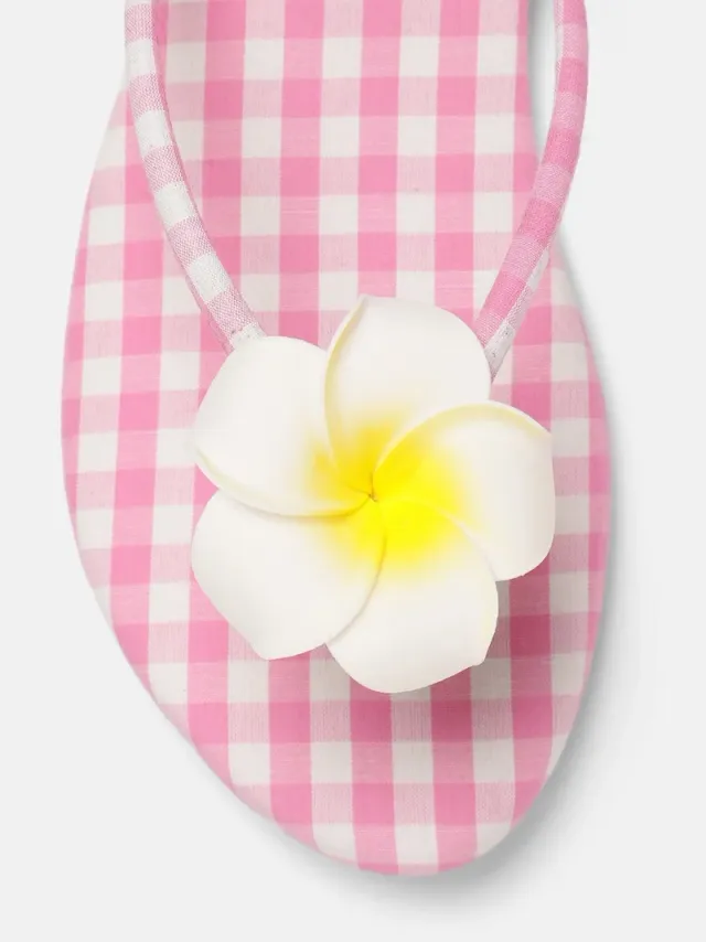 BAHAMAS Women's Floral Summer Flats Pink – image 4