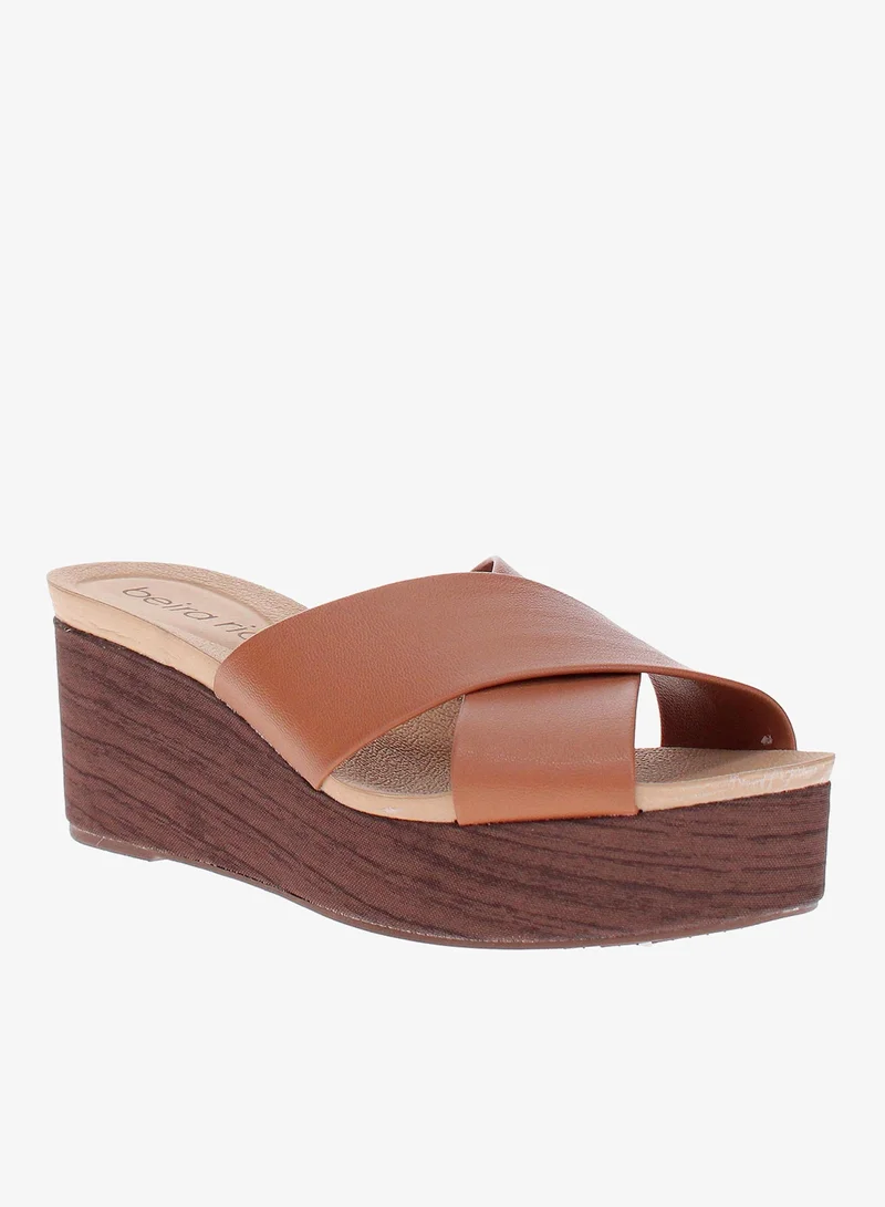 Beira Rio Women's Flat Slip-On Summer Shoes