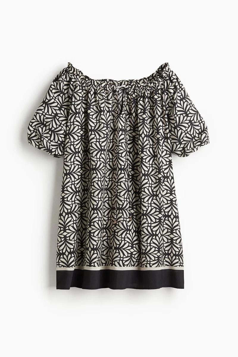 Tie-detail dress