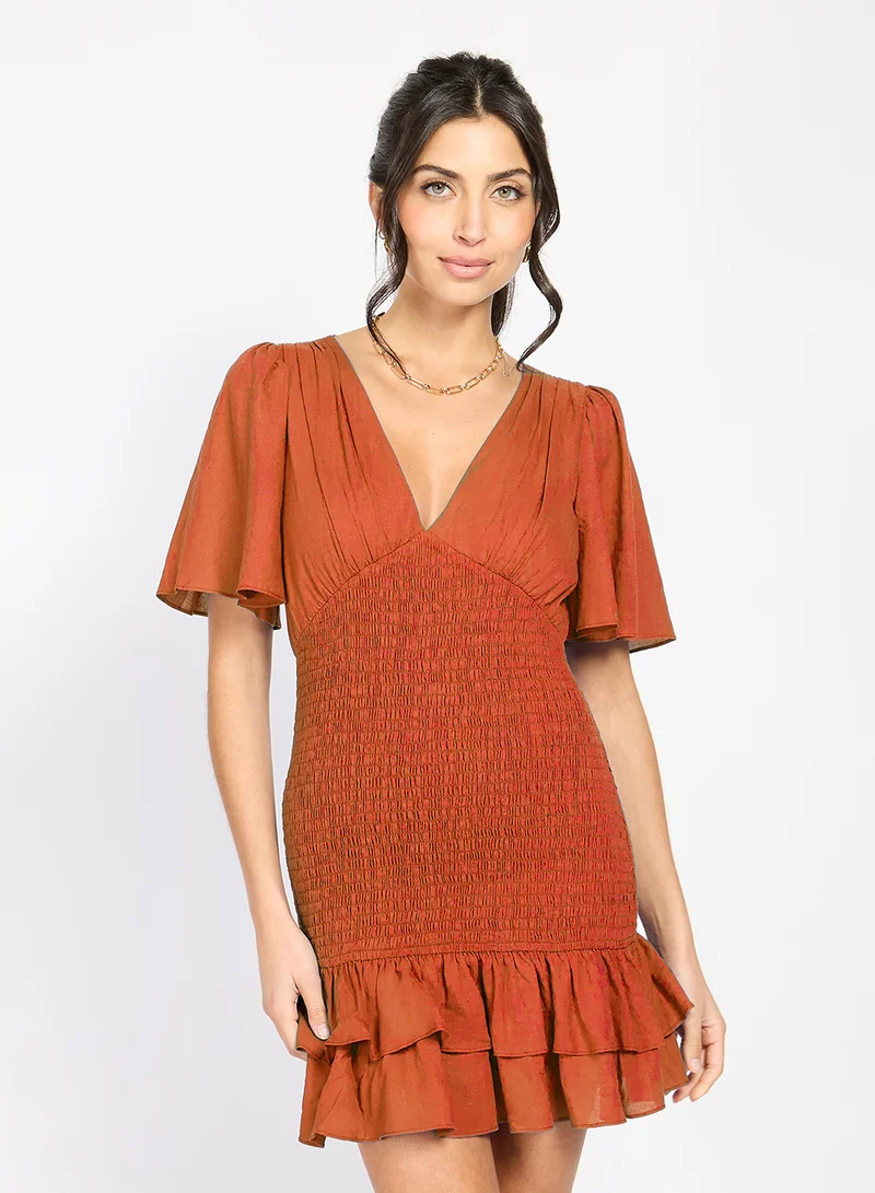 Frill Mini Dress