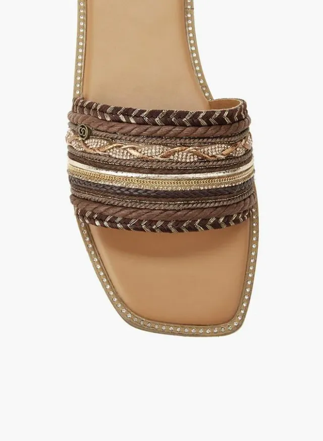 Women Slip-On Sandals IVORY – image 4