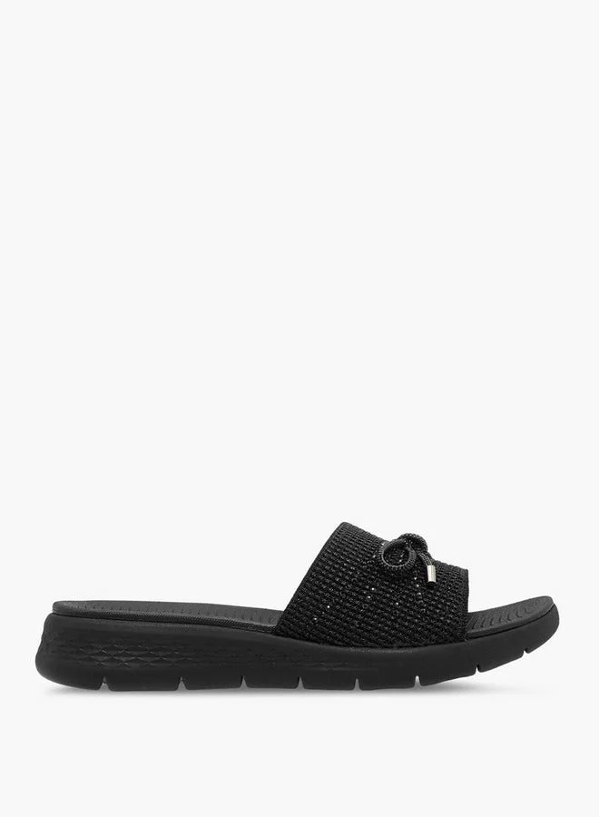 Women Bow Flyknit Sandals