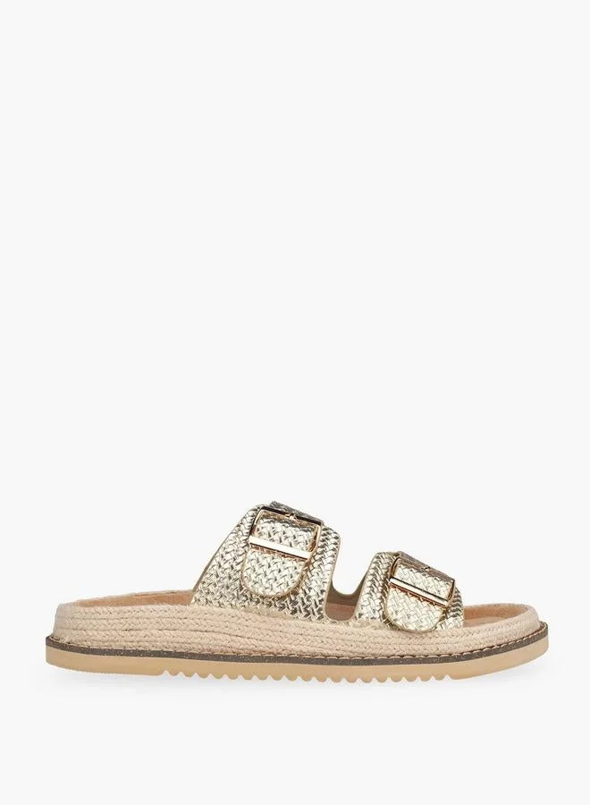 Women Buckle Espadrilles