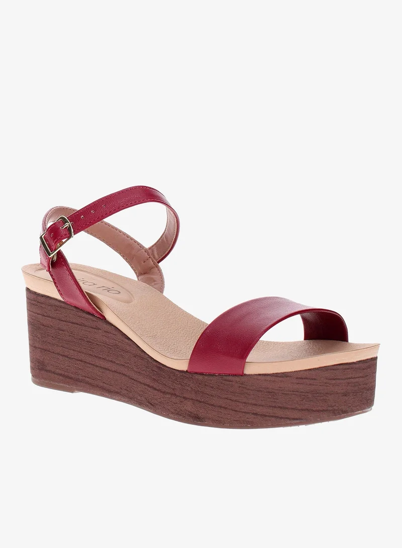 Beira Rio Women's Flat Sandals with Back Strap