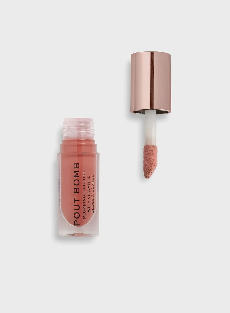 Revolution Pout Bomb Plumping Gloss Baby Pink