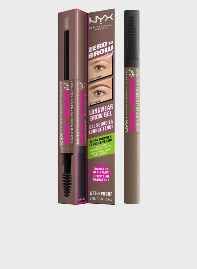 Zero To Brow Longwear Brow Gel Chocolate
