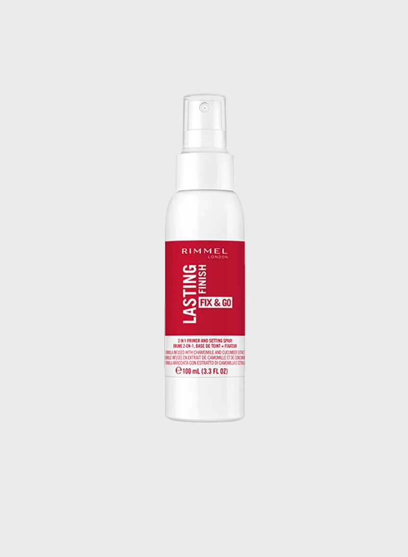 Rimmel 2-in-1 Primer & Setting Spray, 100ml