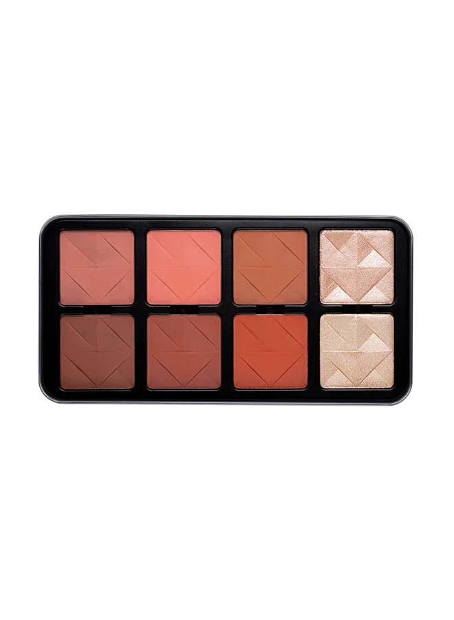 Pro Highlighter & Blush Palette Multicolour