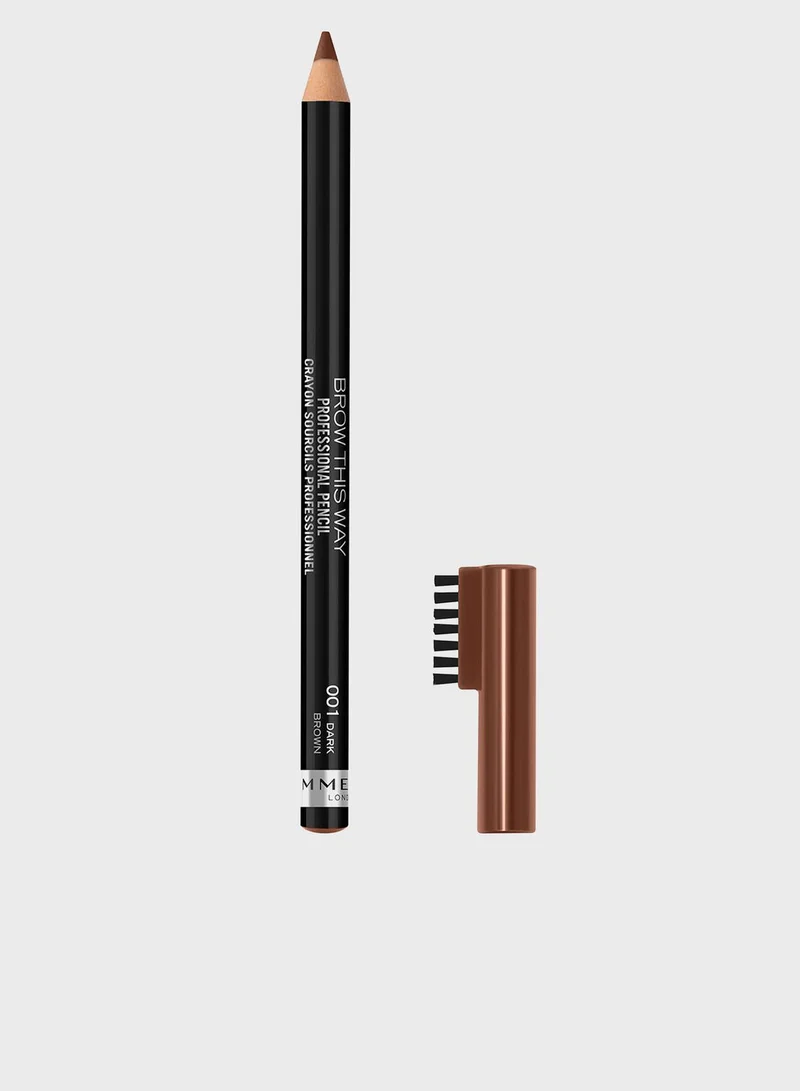 Brow This Way Professional Eyebrow Pencil Black Brown
