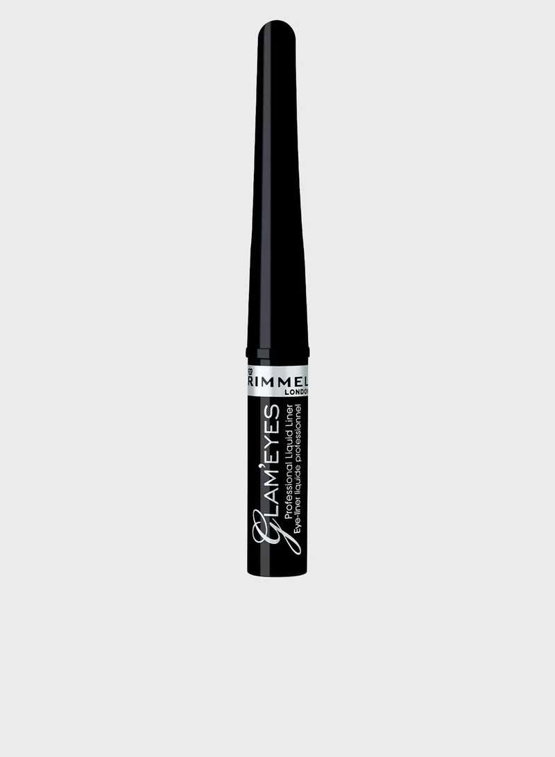 Rimmel Glam'eyes Liquid Eyeliner Black
