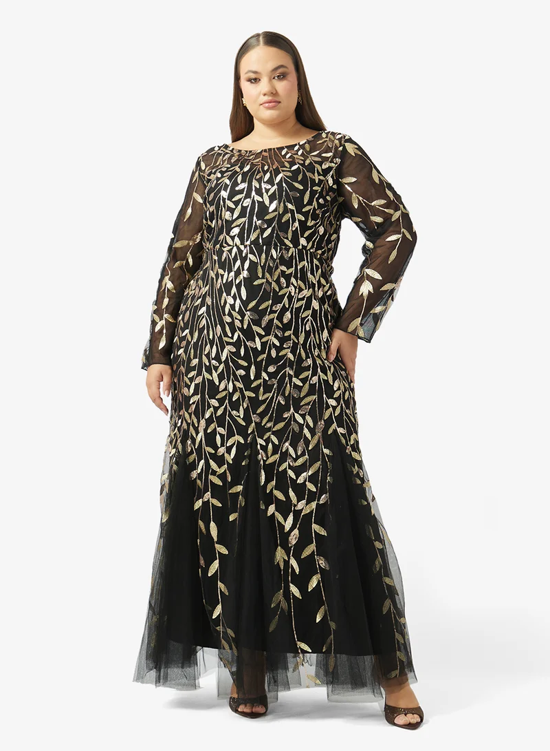 Plus Size Mermaid Evening Dress