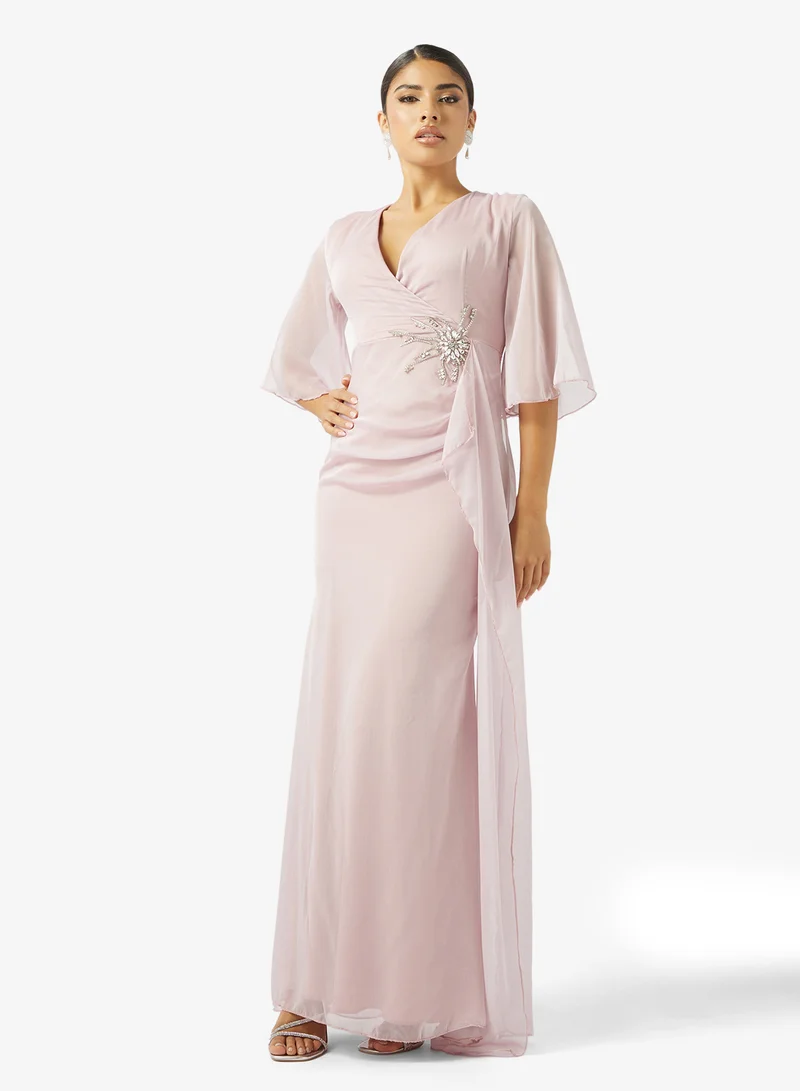 Waist Trail Evening Dress