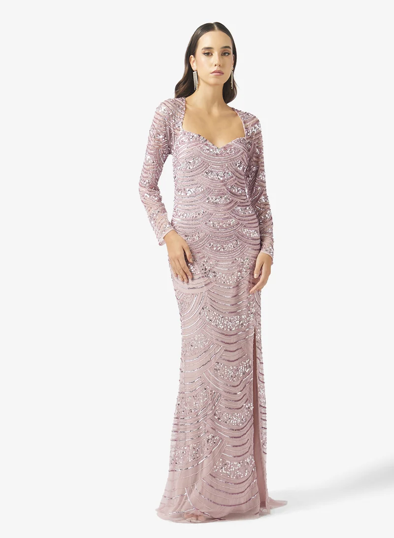 Sweetheart Beaded Gown