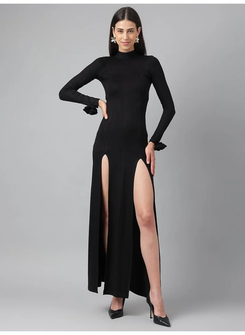 Women's Maxi Dress with Side Slit