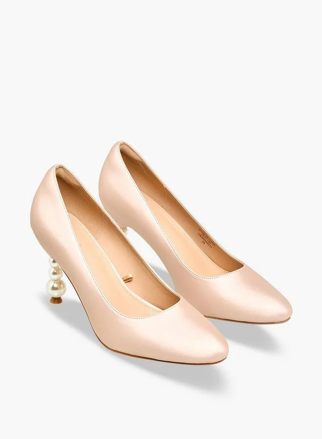 Women's Pearl Heel Pumps