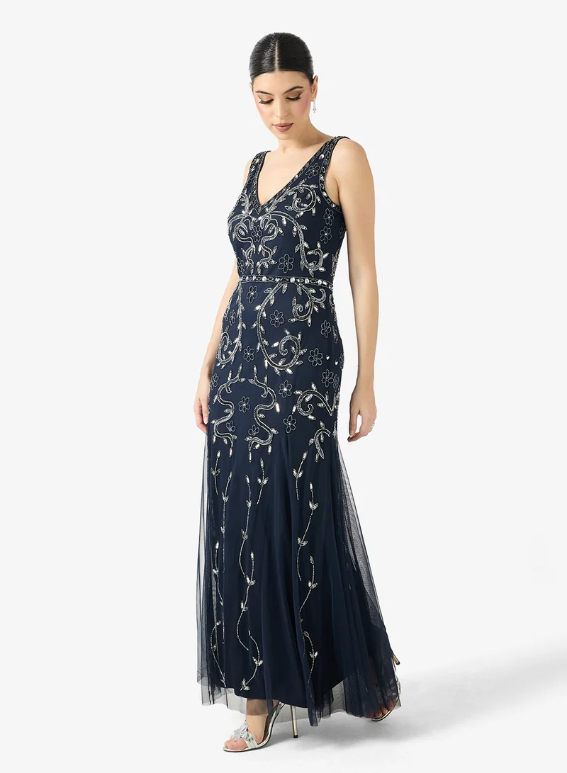 Embellished Evening Dress