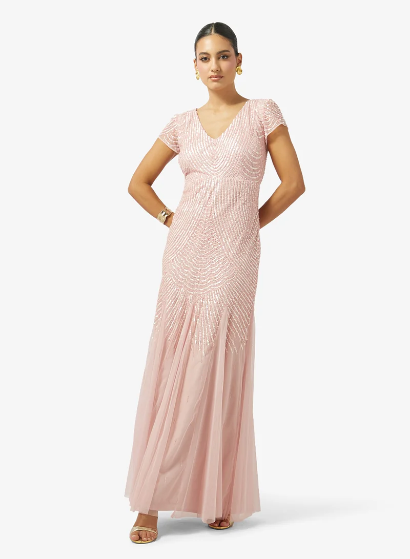 Embellished Evening Gown