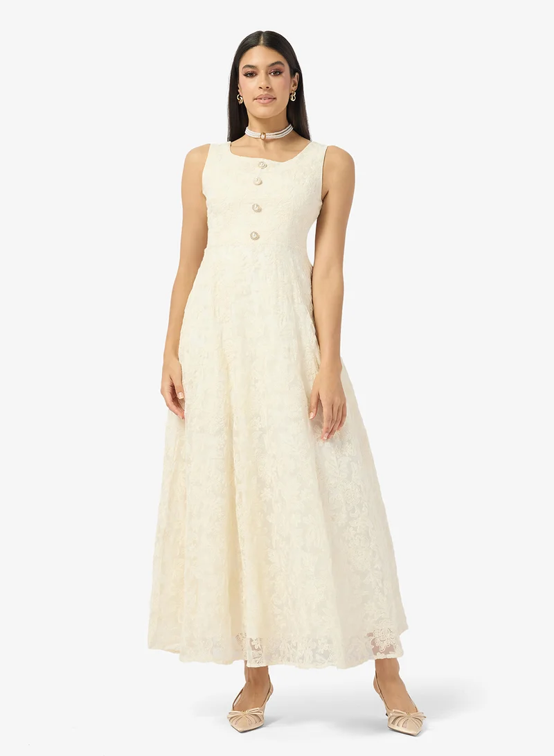 Lace A-line Dress