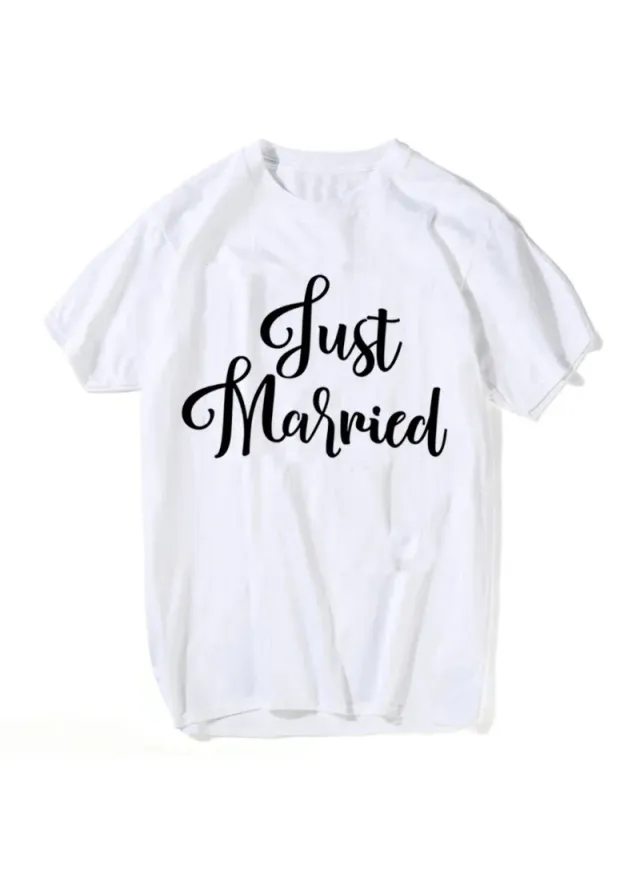 Just Married Honeymoon T-Shirt