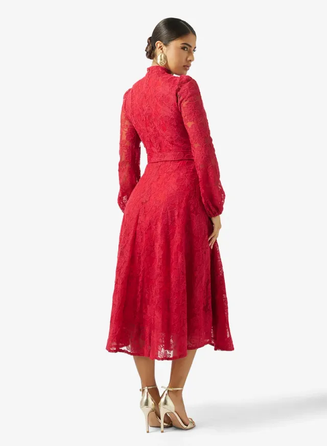 Lace A-line Dress – image 2