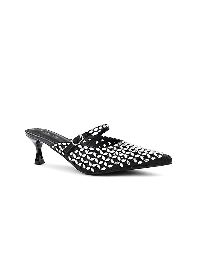 Classic Mary Jane Heels Two-Tone
