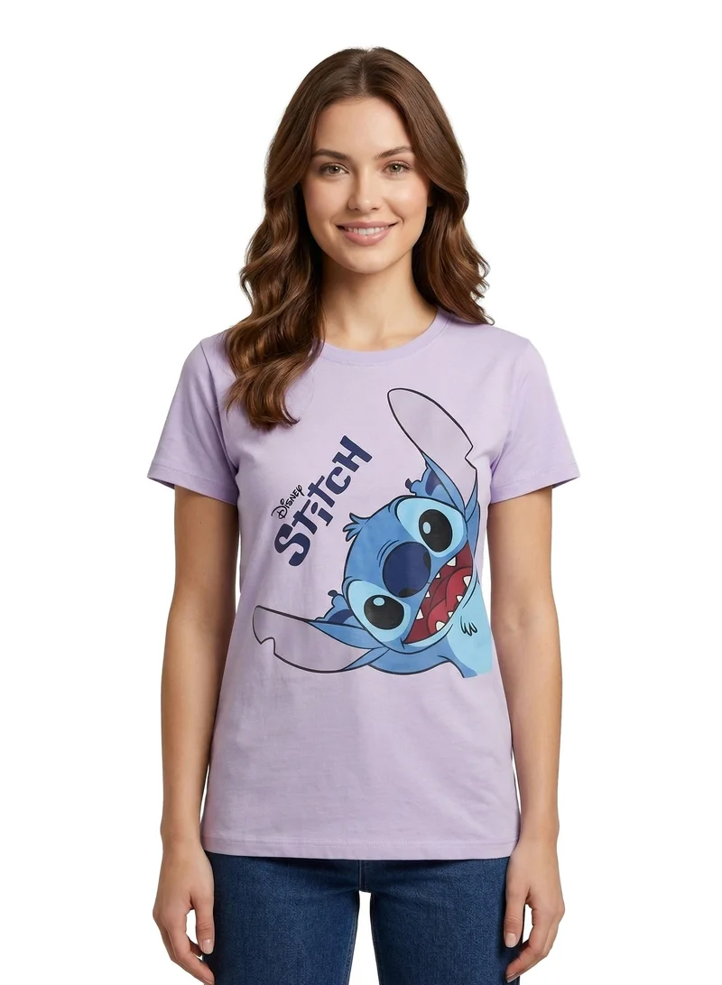 Disney Stitch Women's T-Shirt Lavender