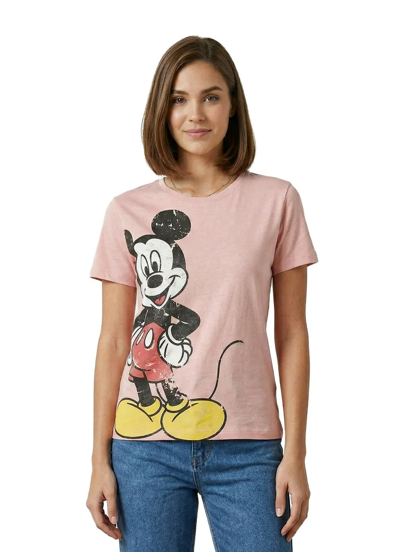 Vintage Mickey Women's T-Shirt Blush Pink