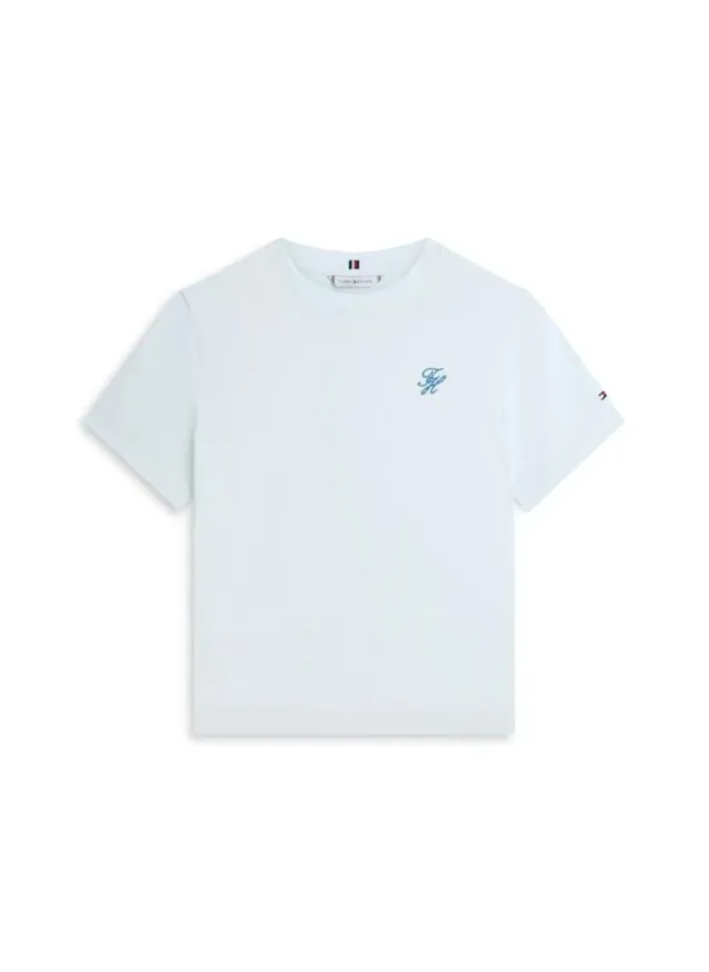 Embroidered Logo Jersey Crew Neck T-Shirt – image 5