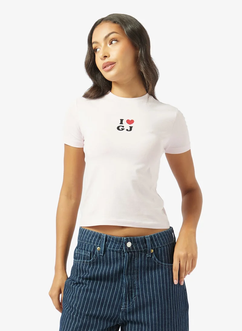 Graphic Crew Neck T-Shirt