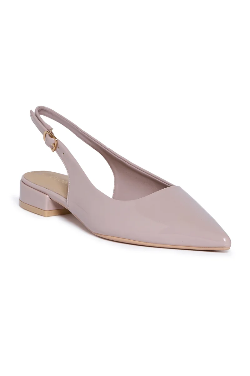 Geoomnii Women's Backless Slip-On Mid Heel Mules