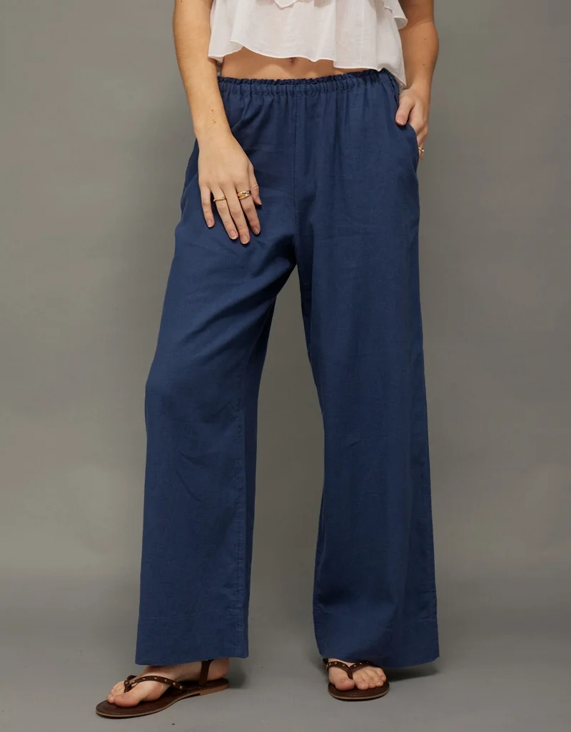 AE High-Waisted Linen Pant