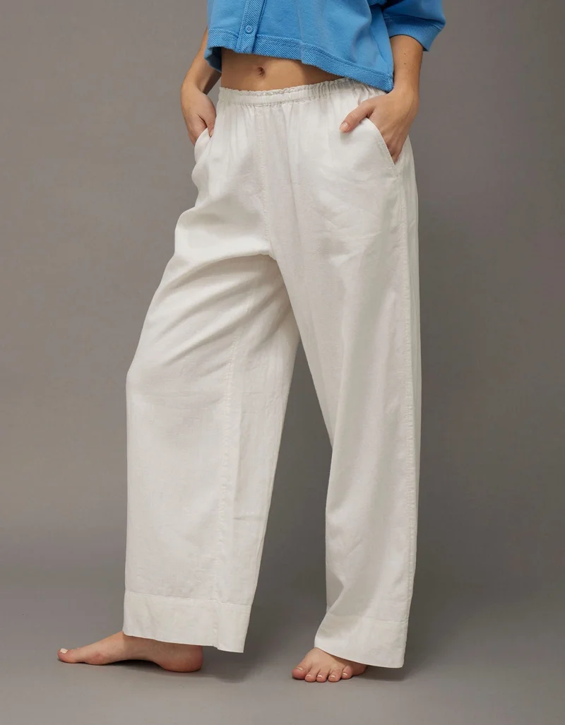 AE High-Waisted Linen Pants