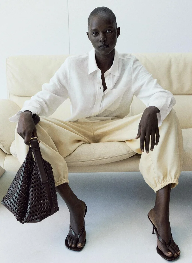 Pocket linen shirt