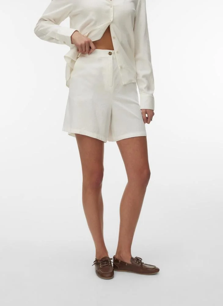 VMMYMILO High-Waist Linen Shorts