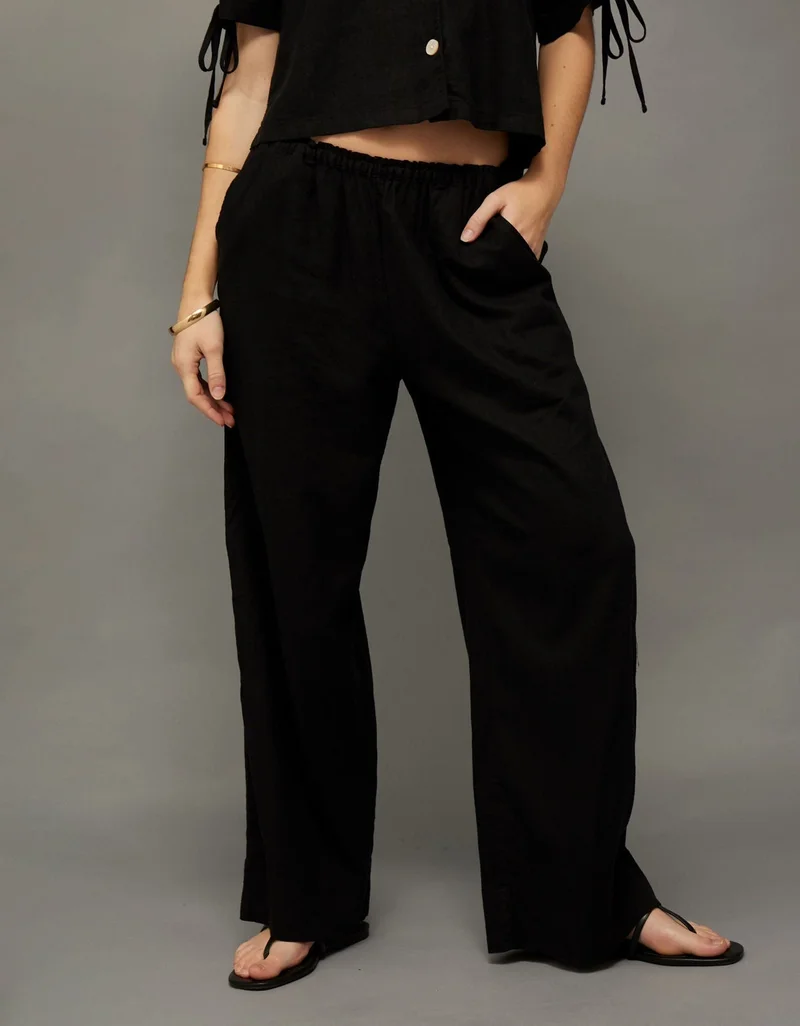 AE High-Waisted Linen Pant