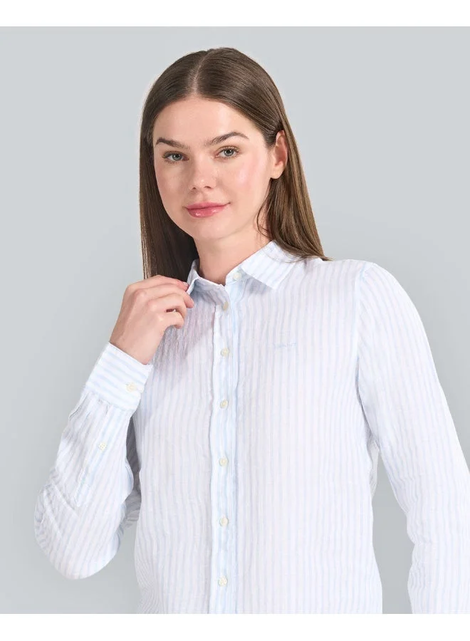 Striped Regular Fit Linen Shirt